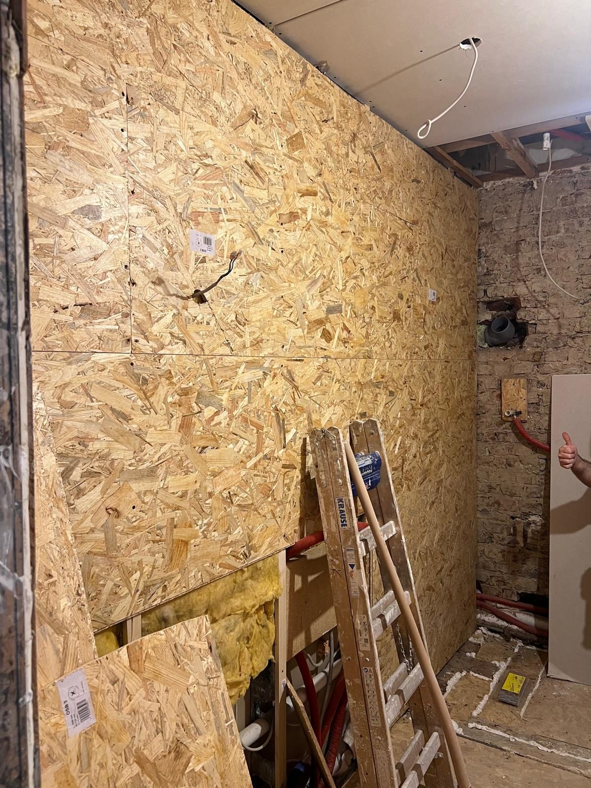 Badezimmersanierung — Gipskarton Trockenbau