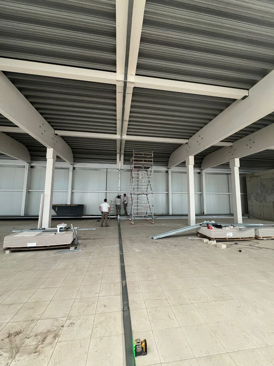 Safestore Düsseldorf-Rath — Innenansicht Baustelle